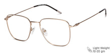 Load image into Gallery viewer, Gold Square Full Rim Unisex Eyeglasses by Vincent Chase Computer Glasses-147535