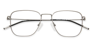 Gunmetal Square Full Rim Unisex Eyeglasses by Vincent Chase-203280