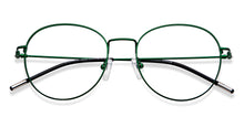 Load image into Gallery viewer, Green Round Full Rim Unisex Eyeglasses by Vincent Chase-201813