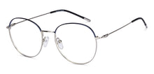 Load image into Gallery viewer, Silver Round Full Rim Unisex Eyeglasses by Vincent Chase-150626
