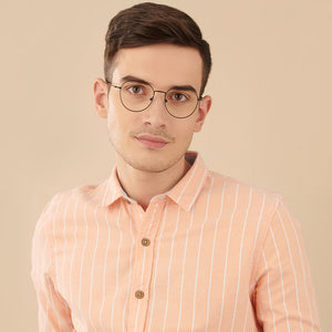Black Round Full Rim Narrow Unisex Eyeglasses by Vincent Chase-145538