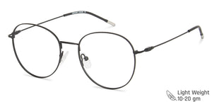 Black Round Full Rim Narrow Unisex Eyeglasses by Vincent Chase-145538