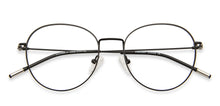 Load image into Gallery viewer, Black Round Full Rim Narrow Unisex Eyeglasses by Vincent Chase-145538