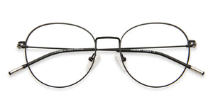 Black Round Full Rim Narrow Unisex Eyeglasses by Vincent Chase-145538