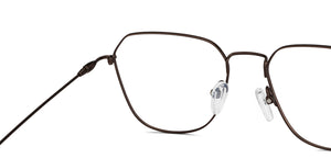 Brown Geometric Full Rim Unisex Eyeglasses by Vincent Chase-201834