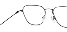 Load image into Gallery viewer, Gunmetal Geometric Full Rim Unisex Eyeglasses by Vincent Chase Computer Glasses-147541