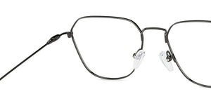 Gunmetal Geometric Full Rim Unisex Eyeglasses by Vincent Chase VC-203275