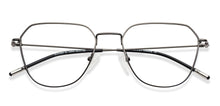 Load image into Gallery viewer, Gunmetal Hexagonal Full Rim Medium Unisex Eyeglasses by Vincent Chase-145545