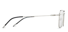 Load image into Gallery viewer, Silver Hexagonal Full Rim Medium Unisex Eyeglasses by Vincent Chase-145546