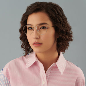 Gunmetal Aviator Full Rim Unisex Eyeglasses by Vincent Chase-203272