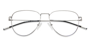 Gunmetal Aviator Full Rim Unisex Eyeglasses by Vincent Chase-203272