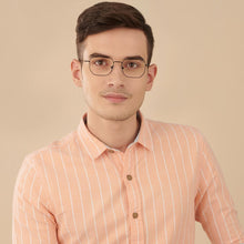 Load image into Gallery viewer, Black Geometric Full Rim Unisex Eyeglasses by Vincent Chase-145556