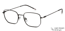 Load image into Gallery viewer, Black Geometric Full Rim Unisex Eyeglasses by Vincent Chase-145556