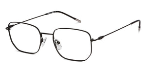 Black Geometric Full Rim Unisex Eyeglasses by Vincent Chase-145556