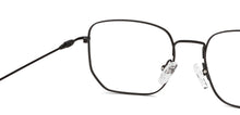 Load image into Gallery viewer, Black Geometric Full Rim Unisex Eyeglasses by Vincent Chase-145556