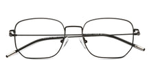 Load image into Gallery viewer, Black Geometric Full Rim Unisex Eyeglasses by Vincent Chase-145556