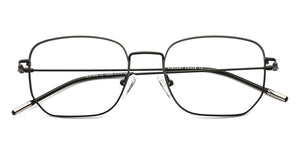 Black Geometric Full Rim Unisex Eyeglasses by Vincent Chase-145556