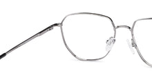 Load image into Gallery viewer, Blue Geometric Full Rim Unisex Eyeglasses by Vincent Chase Computer Glasses-149377