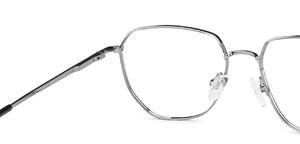 Blue Geometric Full Rim Unisex Eyeglasses by Vincent Chase Computer Glasses-149377