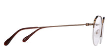 Load image into Gallery viewer, Brown Geometric Half Rim Unisex Eyeglasses by Vincent Chase VC-145569
