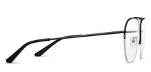 Load image into Gallery viewer, Black Aviator Half Rim Unisex Eyeglasses by Vincent Chase-149774