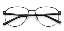 Load image into Gallery viewer, Black Aviator Full Rim Unisex Eyeglasses by Vincent Chase VC-202233