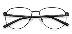 Black Aviator Full Rim Unisex Eyeglasses by Vincent Chase VC-202233