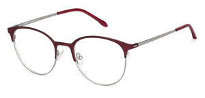 Red Round Full Rim Wide Unisex Eyeglasses by Vincent Chase-145606