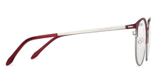 Load image into Gallery viewer, Red Round Full Rim Unisex Eyeglasses by Vincent Chase Computer Glasses-148273