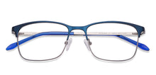 Load image into Gallery viewer, Blue Rectangle Full Rim Unisex Eyeglasses by Vincent Chase-145610