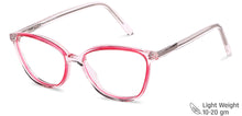 Load image into Gallery viewer, Pink Cat Eye Full Rim Women Eyeglasses by Vincent Chase Computer Glasses-148867