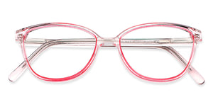 Pink Cat Eye Full Rim Women Eyeglasses by Vincent Chase Computer Glasses-148867