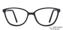 Load image into Gallery viewer, Black Cat Eye Full Rim Extra Narrow Women Eyeglasses by Vincent Chase-145915