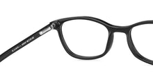 Load image into Gallery viewer, Black Rectangle Full Rim Extra Narrow Unisex Eyeglasses by Vincent Chase-145919