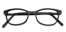 Load image into Gallery viewer, Black Rectangle Full Rim Extra Narrow Unisex Eyeglasses by Vincent Chase-145919