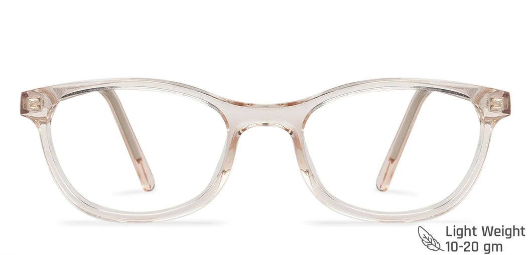 Transparent Rectangle Full Rim Unisex Eyeglasses by Vincent Chase Computer Glasses-147553