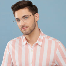 Load image into Gallery viewer, Silver Round Rimless Unisex Eyeglasses by Vincent Chase-202621
