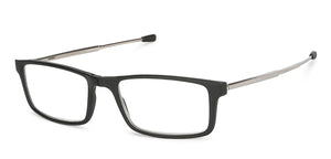 Black Rectangle Full Rim Unisex Eyeglasses by LENSKART PREMIUM READERS-146061