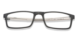 Black Rectangle Full Rim Unisex Eyeglasses by LENSKART PREMIUM READERS-146061