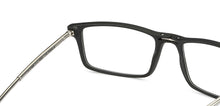 Load image into Gallery viewer, Black Rectangle Full Rim Unisex Eyeglasses by LENSKART PREMIUM READERS-146062