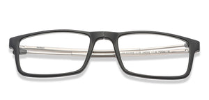 Black Rectangle Full Rim Unisex Eyeglasses by LENSKART PREMIUM READERS-146062