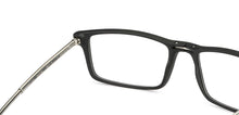 Load image into Gallery viewer, Black Rectangle Full Rim Unisex Eyeglasses by LENSKART PREMIUM READERS-146063