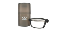 Load image into Gallery viewer, Black Rectangle Full Rim Unisex Eyeglasses by LENSKART PREMIUM READERS-146063