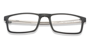Black Rectangle Full Rim Unisex Eyeglasses by LENSKART PREMIUM READERS-146063