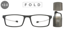 Load image into Gallery viewer, Black Rectangle Full Rim Unisex Eyeglasses by LENSKART PREMIUM READERS-146063