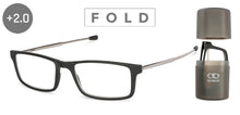 Load image into Gallery viewer, Black Rectangle Full Rim Unisex Eyeglasses by LENSKART PREMIUM READERS-146063