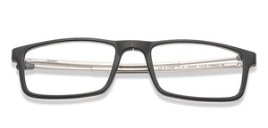 Black Rectangle Full Rim Unisex Eyeglasses by LENSKART PREMIUM READERS-146064