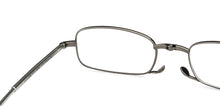 Load image into Gallery viewer, Grey Rectangle Full Rim Unisex Eyeglasses by LENSKART PREMIUM READERS-146066