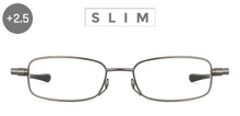 Load image into Gallery viewer, Grey Rectangle Full Rim Unisex Eyeglasses by LENSKART PREMIUM READERS-146076