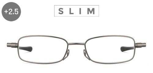 Grey Rectangle Full Rim Unisex Eyeglasses by LENSKART PREMIUM READERS-146076